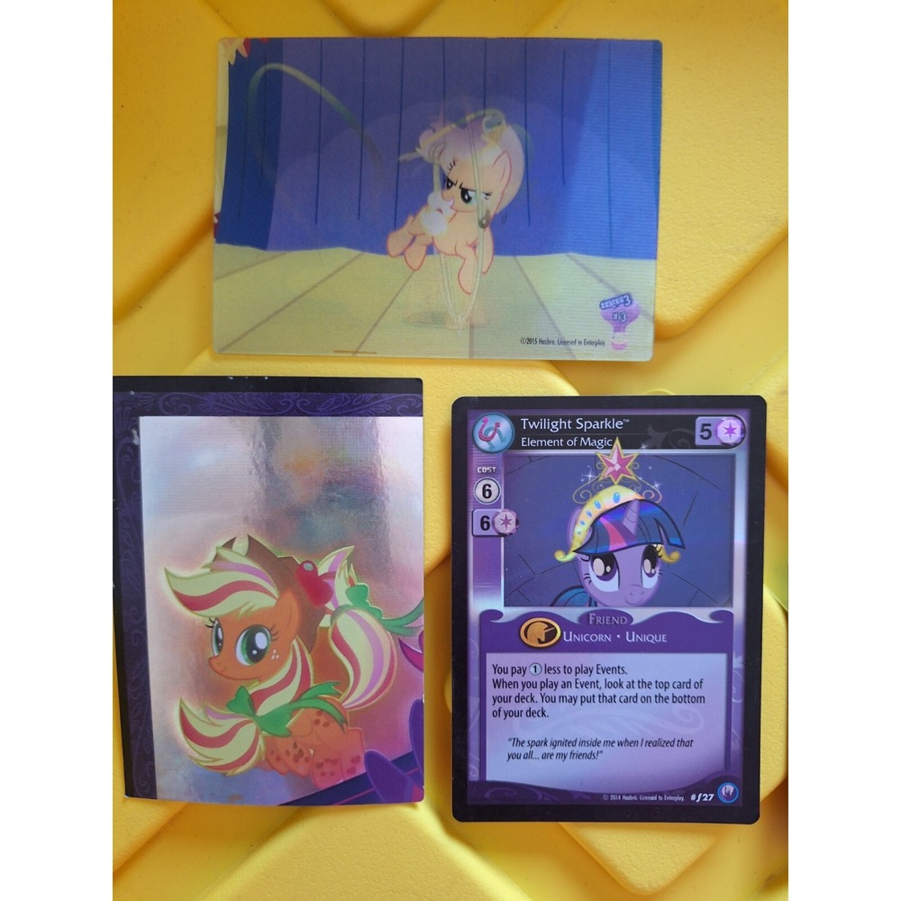My Little Pony FiM Series 3 Applejack Lenticular Trading Card #L3  54 total card